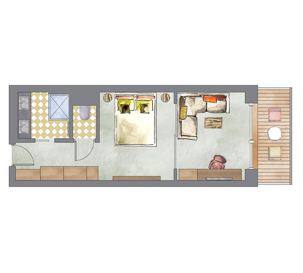 Hotel Kristall غروسارل المظهر الخارجي الصورة